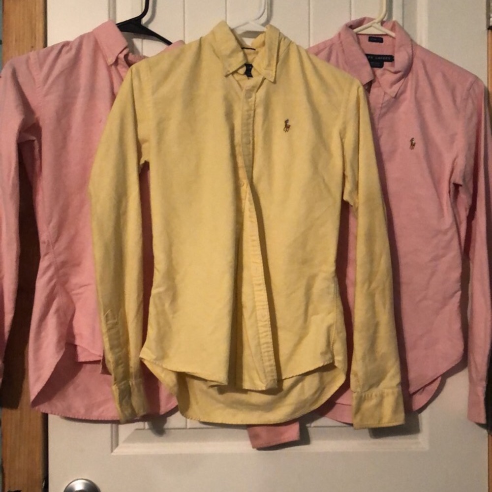 Pastel polo button ups